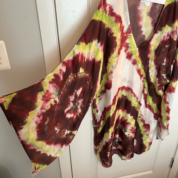 Alexis Silk Tie Dye Dress • Size M - Picture 3 of 6